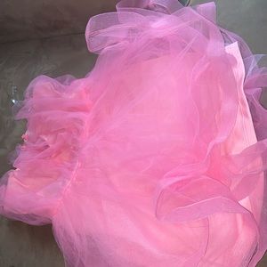 Pink party dress